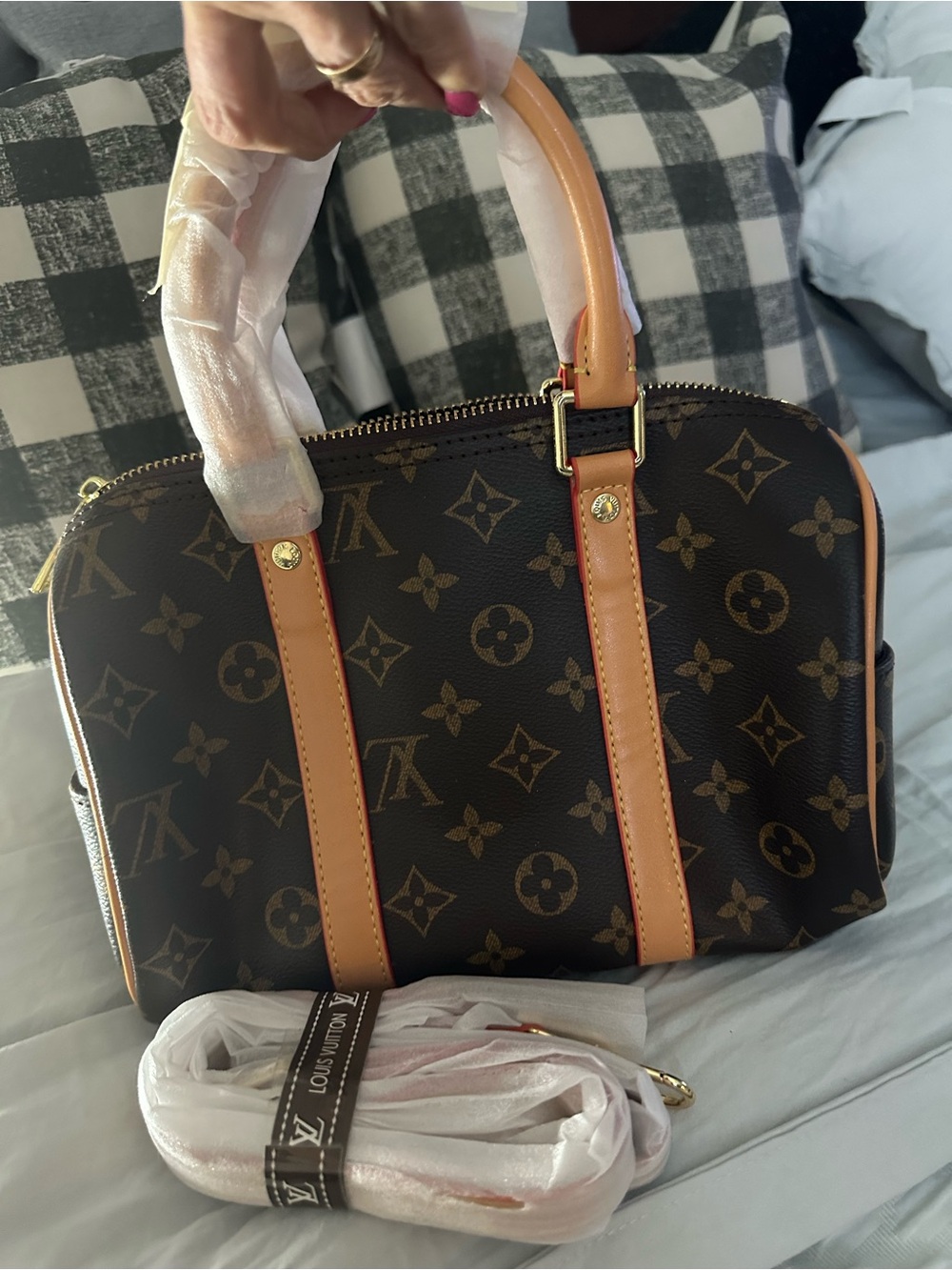 Women's Speedy Crossbody Bag. Inspired not authentic - Picture 4 of 8